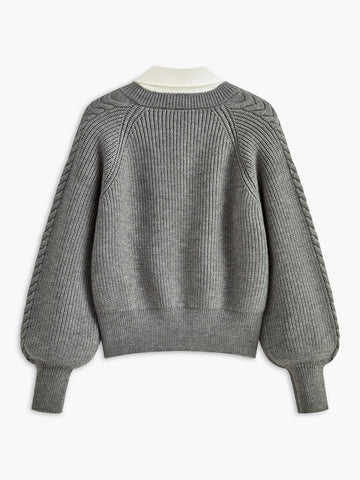 Max | Lässiger Pullover mit Polokragen