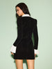 Clara | Farbenfrohes Velvet-Zipper Kleid
