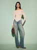 Marie | Florales Off-Shoulder T-Shirt
