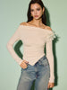 Marie | Florales Off-Shoulder T-Shirt