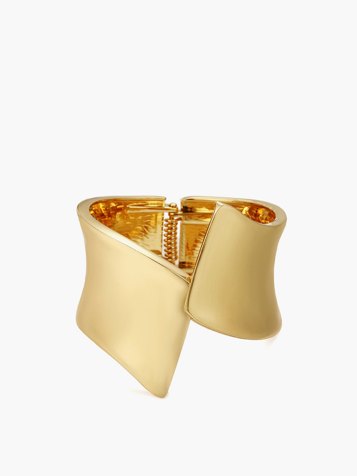 Clara | Asymmetrisches, glänzendes Tunnelarmband