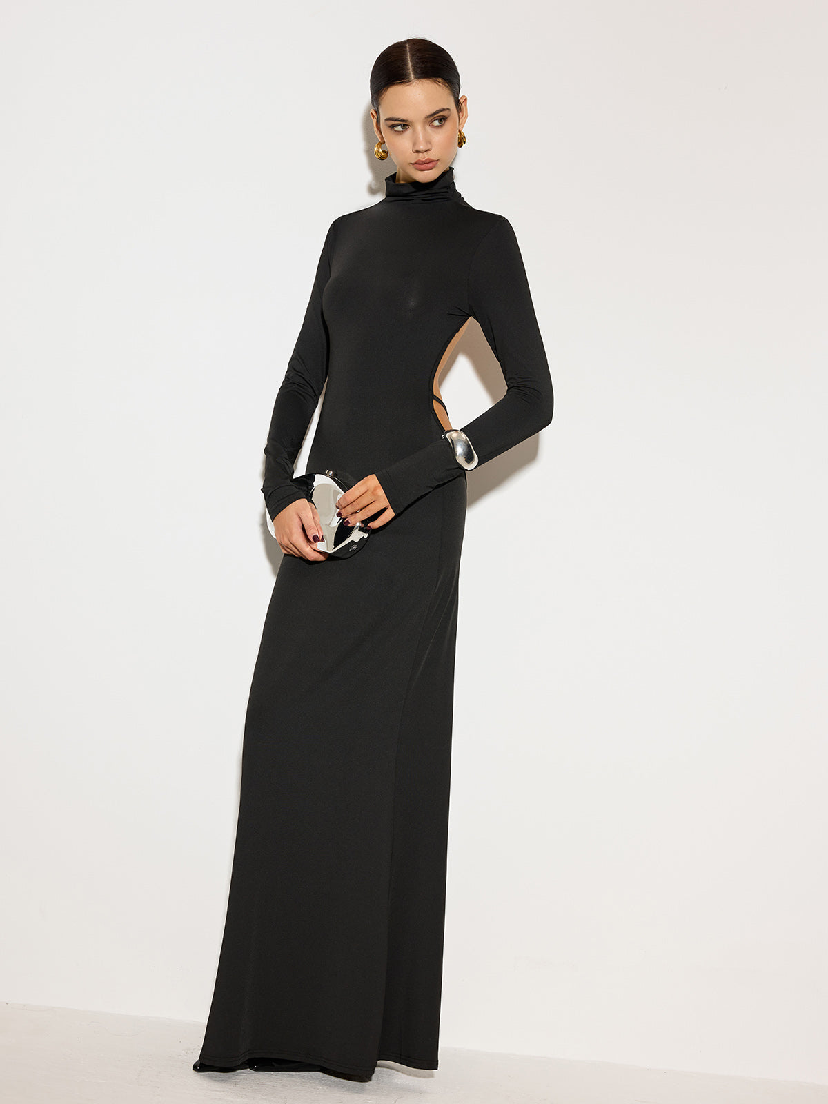 Clara | Elegantes Maxikleid mit offenem Rücken