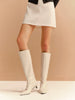 Katja | Elegante spitz zulaufende Kitten-Heel-Stiefel
