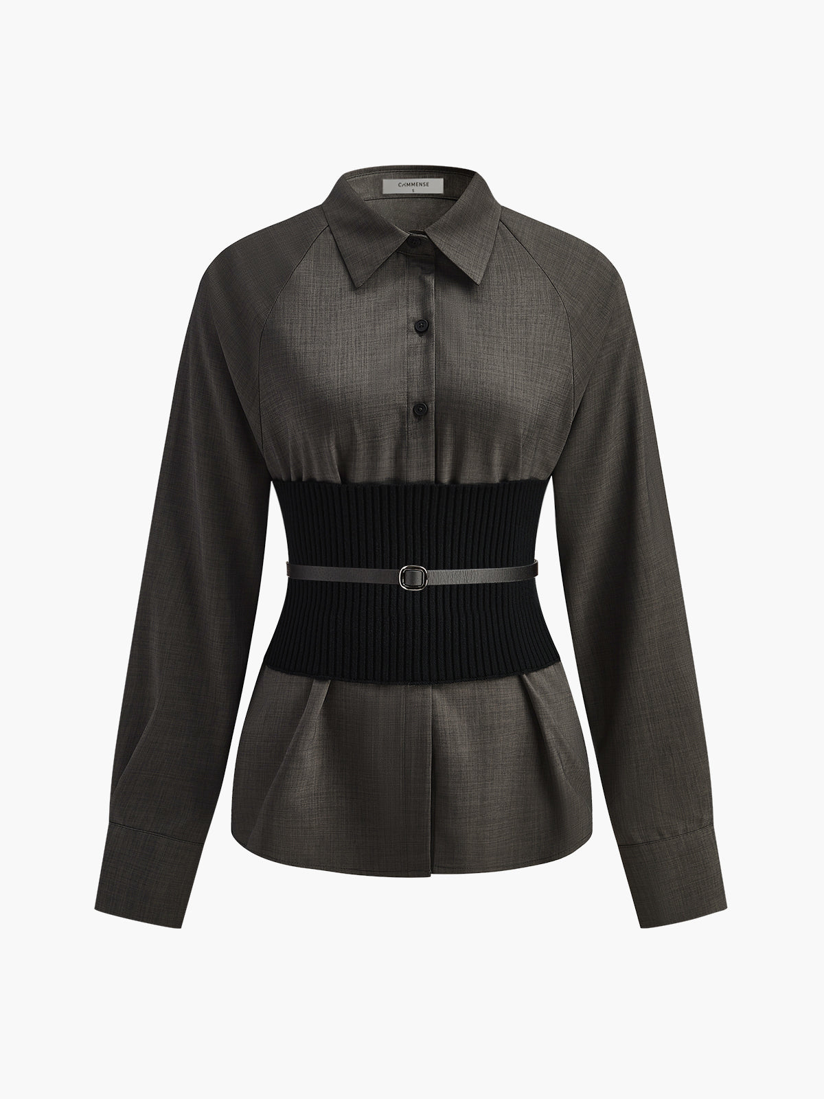 Marco | Elegantes Polohemd mit Gürtel und Korsett
