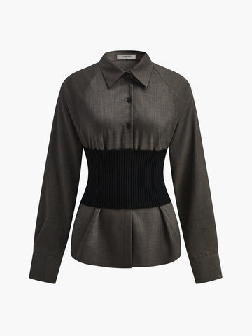 Marco | Elegantes Polohemd mit Gürtel und Korsett