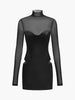 Sophia | Kurzes Kleid mit Mesh-Details