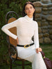 Eleganz | Turtleneck Kleid ohne Gürtel