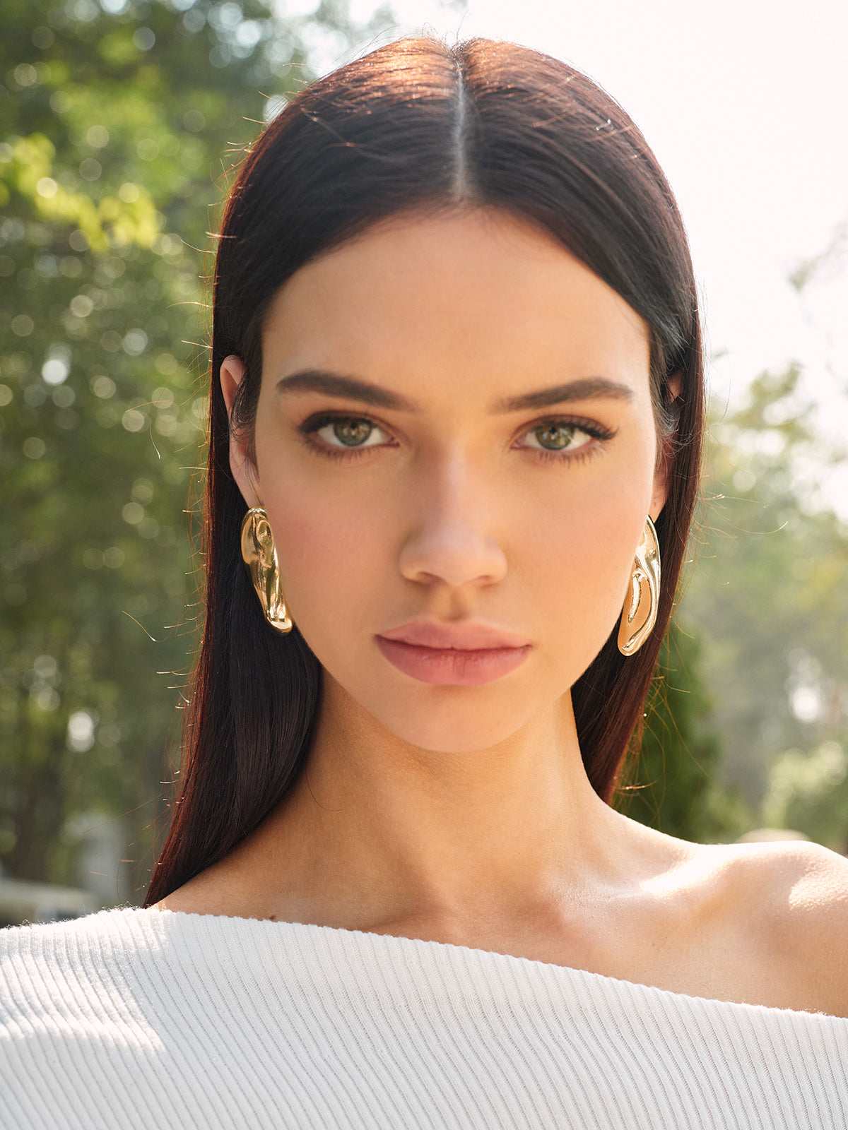 Lena | Asymmetrische Chunky Ohrstecker