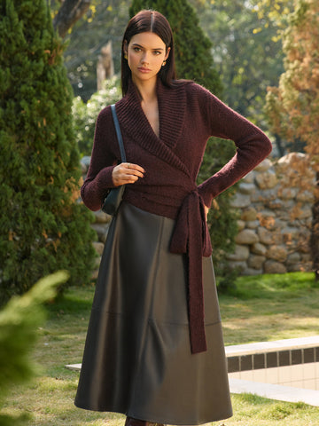 Anja | Stilvolles Stricktop mit Knoten