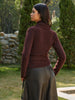 Anja | Stilvolles Stricktop mit Knoten