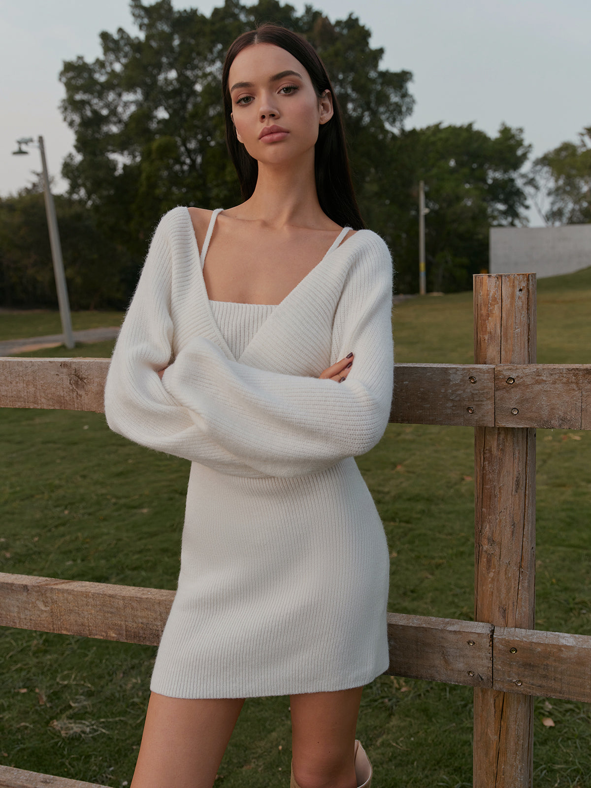 Clara | 2-in-1 Schmetterlingsärmel Kleid
