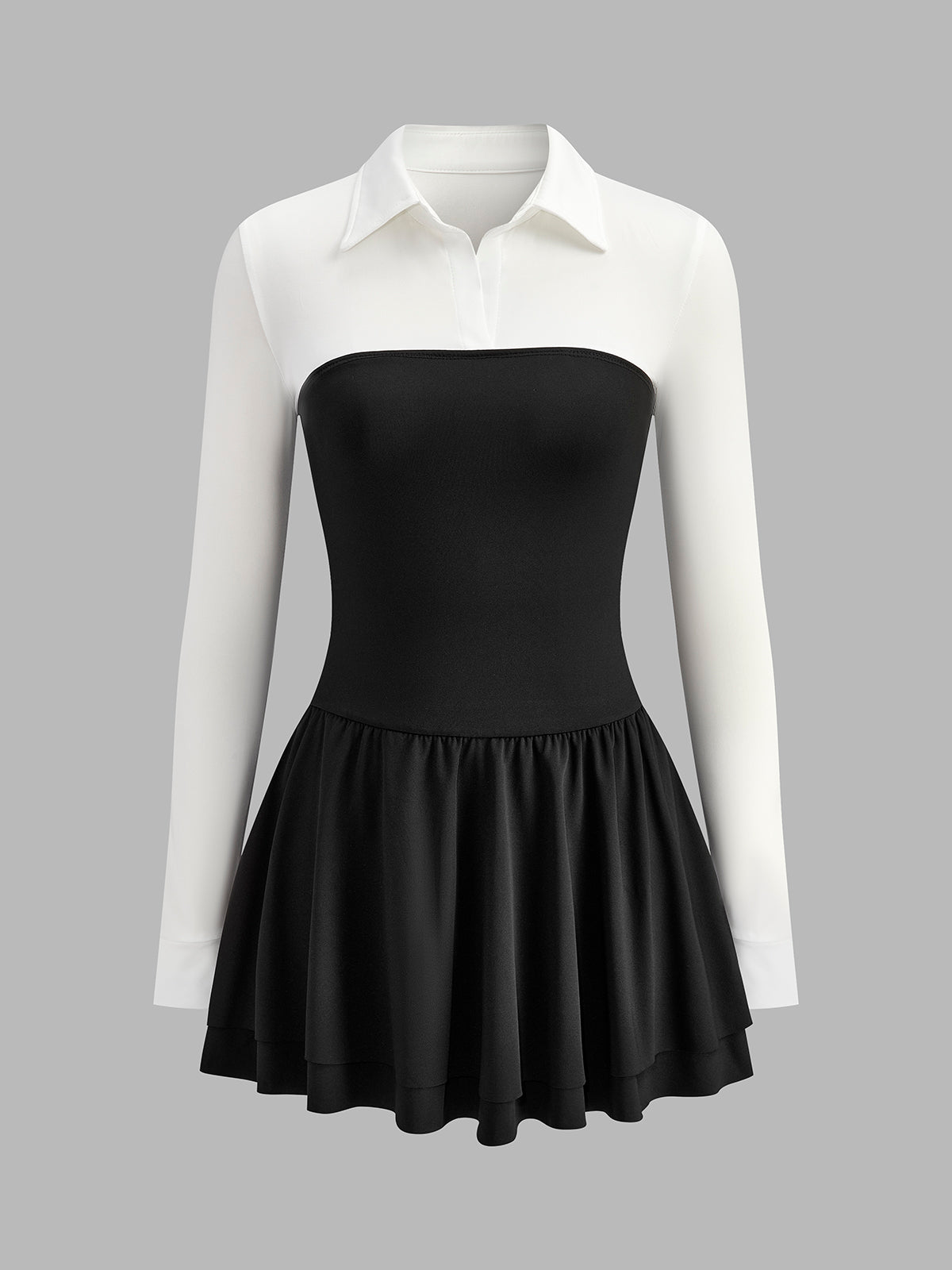 Lara | Farbenfrohes Plissiertes Polo-Kleid