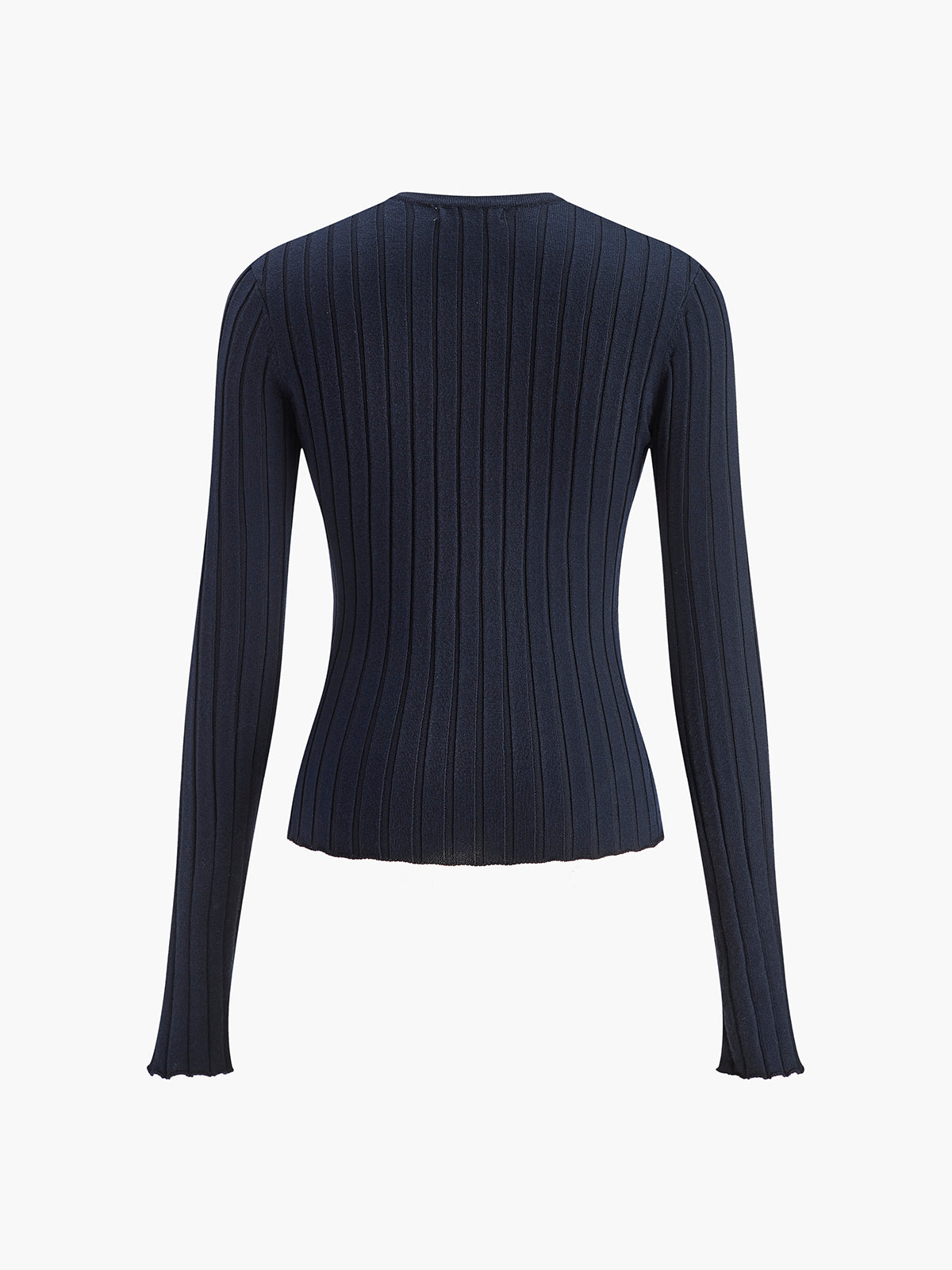 Anna | Figurbetonter Strickpullover mit Knöpfen