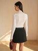 Nora | Eleganter Pullover mit transparenten Details