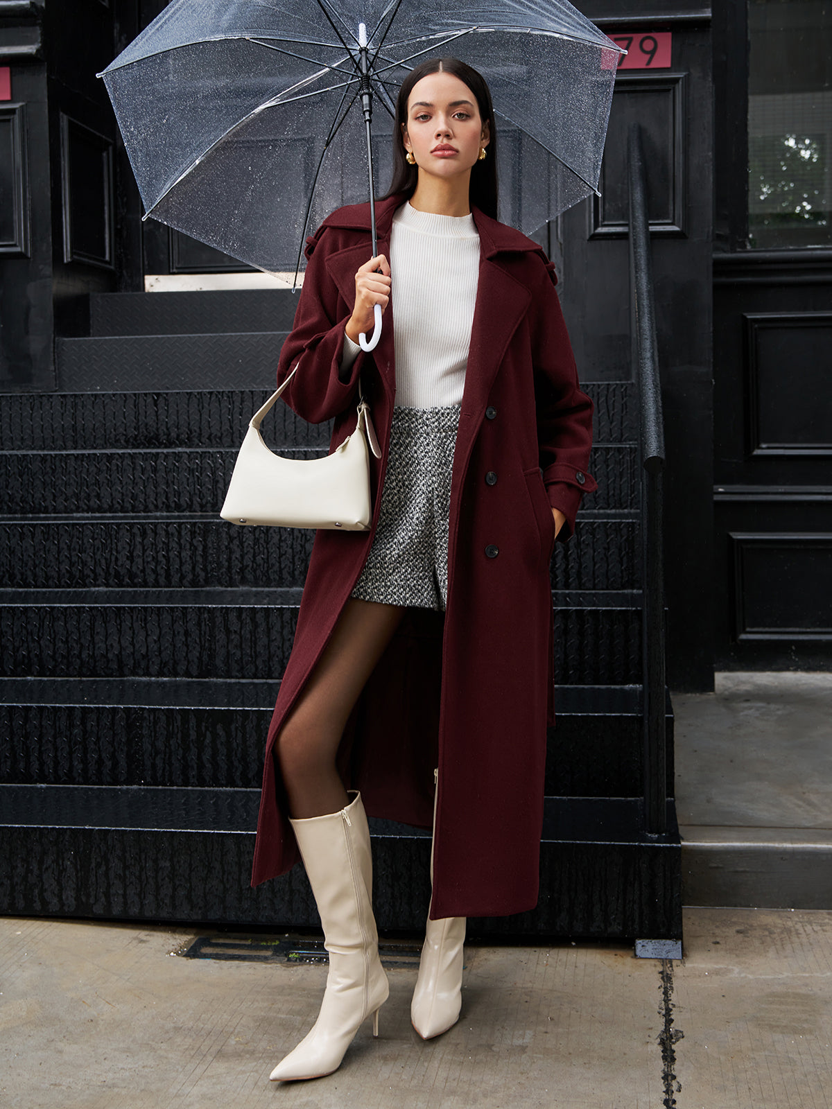 Felix | Elegante Woll-Polyester-Shorts mit Taschen