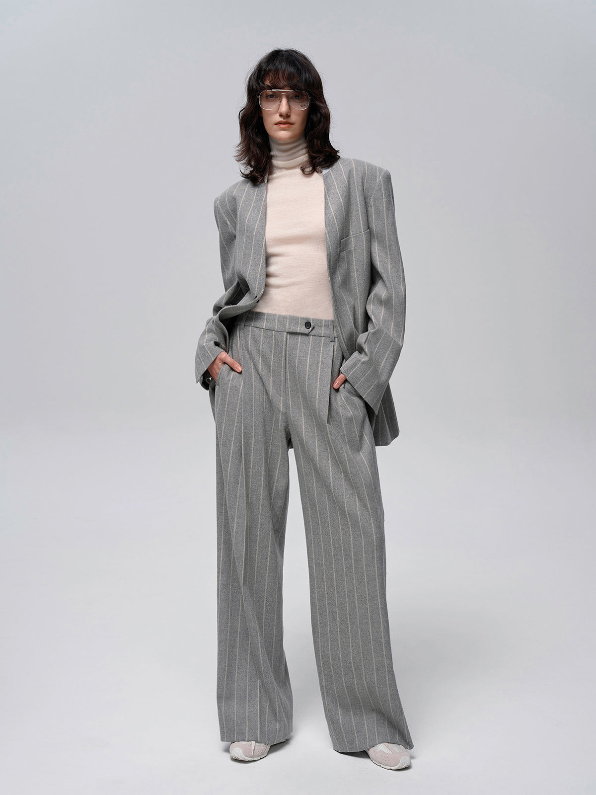 Max | Elegante Tweed-Hosen im Woll-Mix