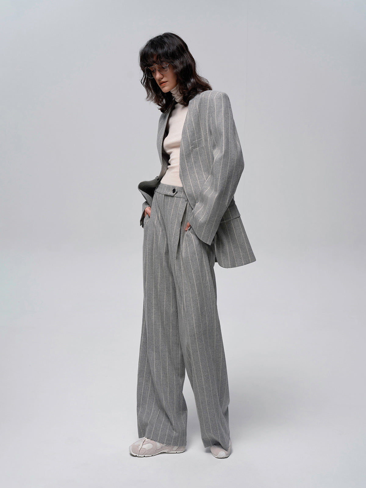 Max | Elegante Tweed-Hosen im Woll-Mix