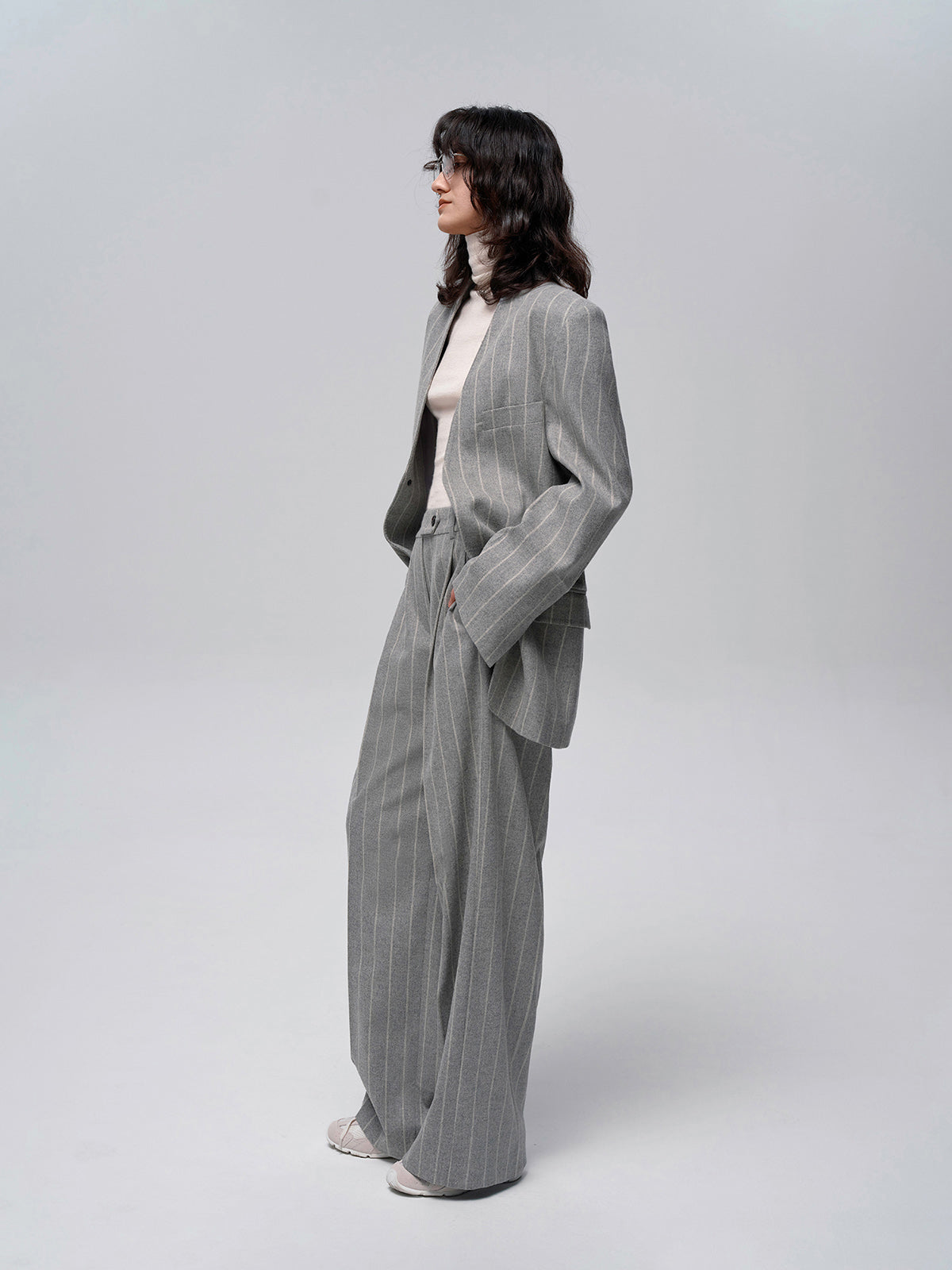 Max | Elegante Tweed-Hosen im Woll-Mix