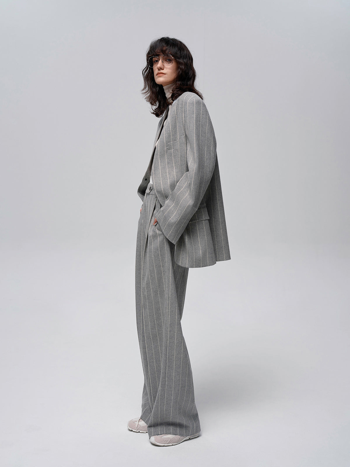 Max | Elegante Tweed-Hosen im Woll-Mix