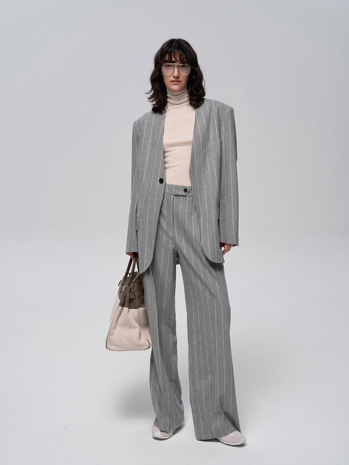 Max | Elegante Tweed-Hosen im Woll-Mix