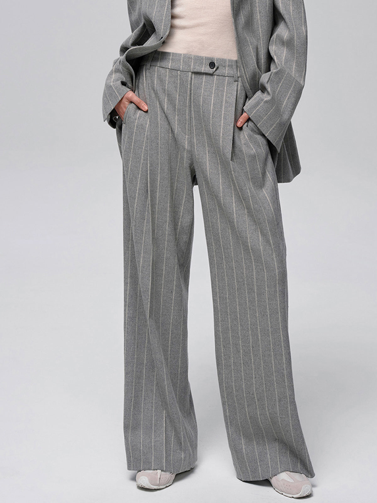 Max | Elegante Tweed-Hosen im Woll-Mix