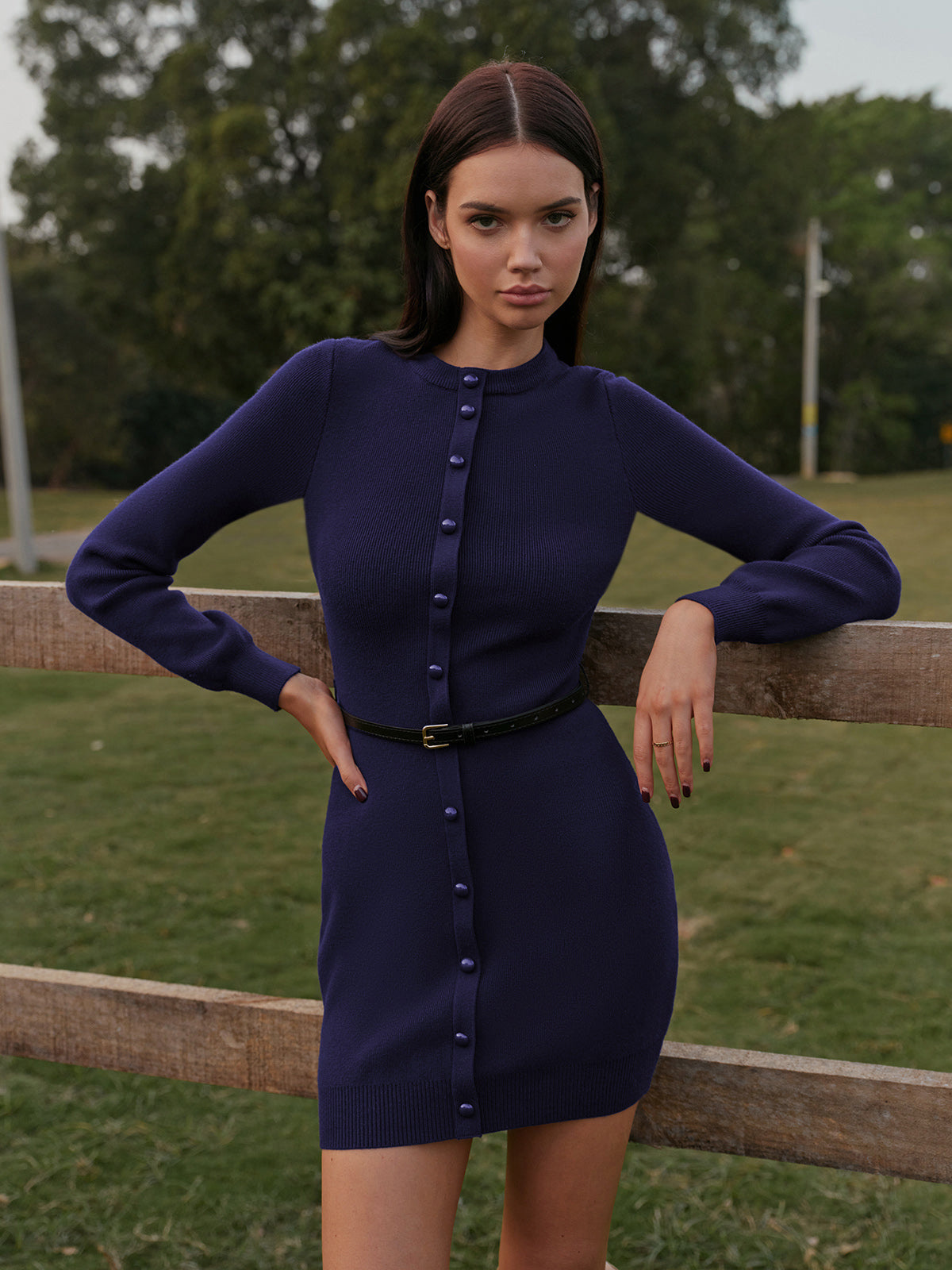 Clara | Eleganter Pullover mit Gürtel
