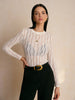 Max | Texturiertes, halbtransparentes Slim T-Shirt