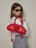 Lena | 3D Blumen Quasten Armtasche