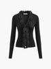 Felix | Eleganter Pullover mit Federbesatz