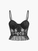 Sophie | Elegantes besticktes Rüschentop