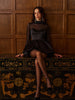 Emilia | Elegantes Kleid mit Stehkragen und Falten