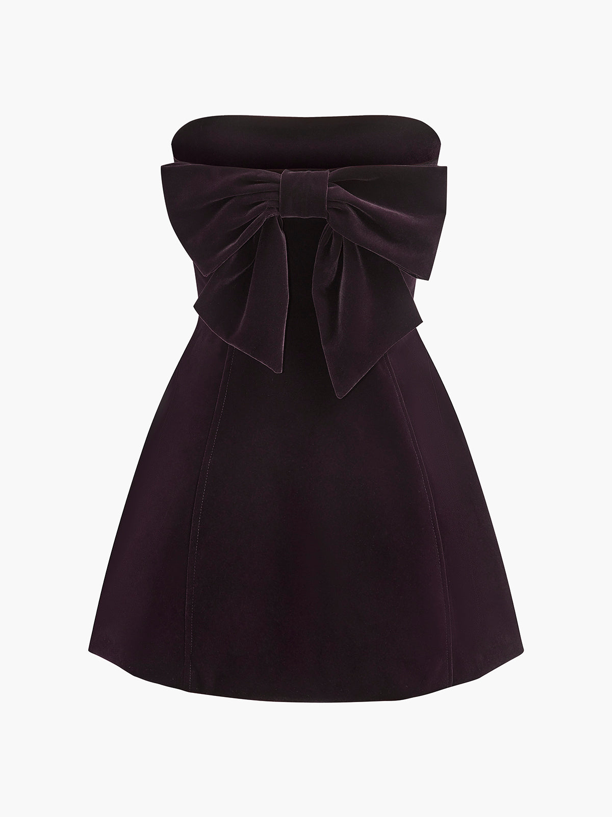 Valentina | Elegantes Veloursröckchen mit Schleifenakzent