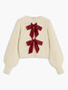 Anna | Romantisches Stricktop mit Schleife
