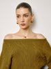 Clara | Elegantes Strickoberteil mit kaltem Schulterstil