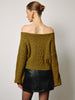 Clara | Elegantes Strickoberteil mit kaltem Schulterstil