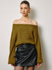 Clara | Elegantes Strickoberteil mit kaltem Schulterstil