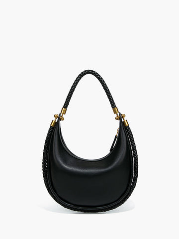Clara | Elegante Tasche mit Woven-Handle