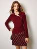 Emilie | Asymmetrische Button Skinny Polo Bluse