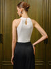 Liane | Strass-Detail Blumen Tanktop