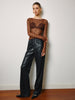 Anna | Semi-Transparente Spitzenbluse