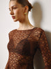 Anna | Semi-Transparente Spitzenbluse