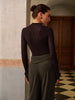Clara | Elegantes Stricktop mit Wollmischung