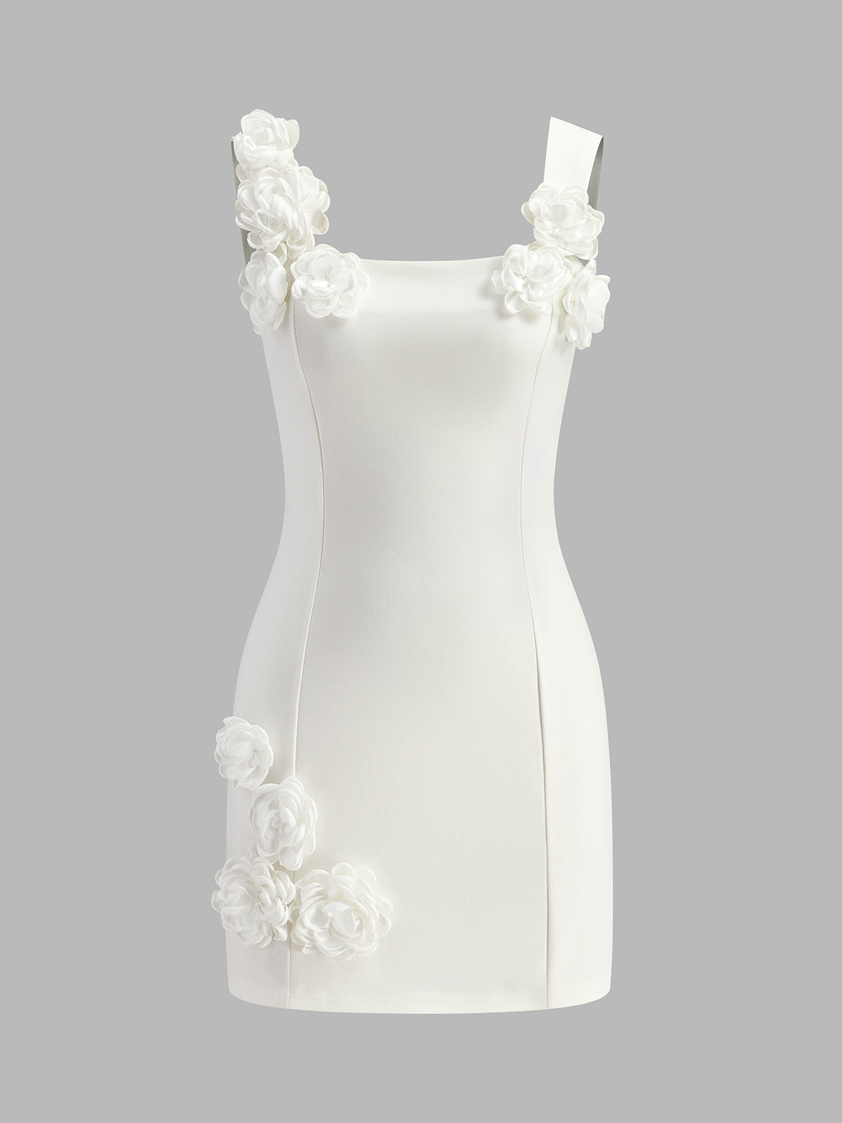 Clara | Elegantes 3D-Blumen Kleid mit Reißverschluss