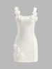 Clara | Elegantes 3D-Blumen Kleid mit Reißverschluss