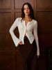Sophie | Elegante Bluse mit Glockenärmeln und Knopfleiste