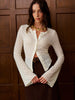Sophie | Elegante Bluse mit Glockenärmeln und Knopfleiste