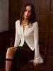 Sophie | Elegante Bluse mit Glockenärmeln und Knopfleiste