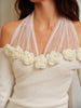 Livia | Bezauberndes 3D-Blumenbogen-Kleid