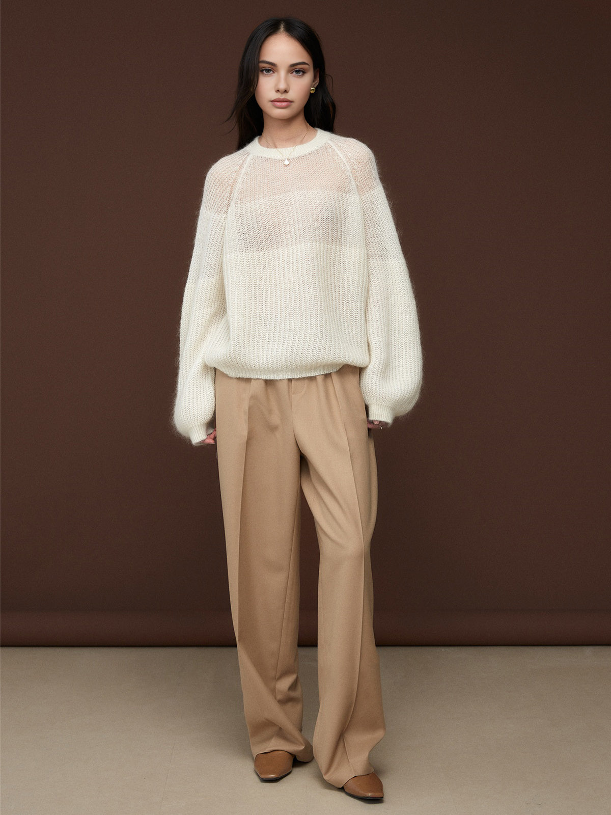 Clara | Elegante Strickbluse aus Wollmischung