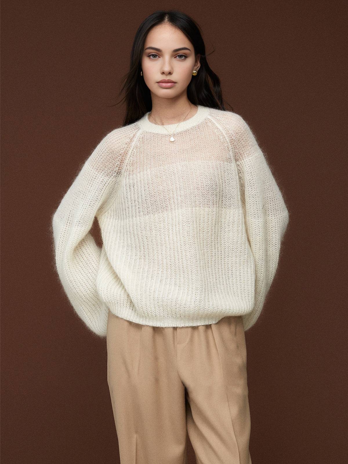 Clara | Elegante Strickbluse aus Wollmischung
